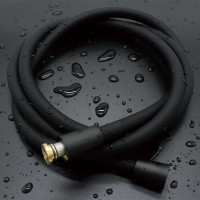 22155B Шланг душовий 1,5м , чорний, силікон (1 сорт) Devit фото 2