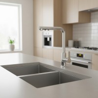 100844 SNAPE Змішувач д/кухні витяжний (1 сорт) Devit фото 2