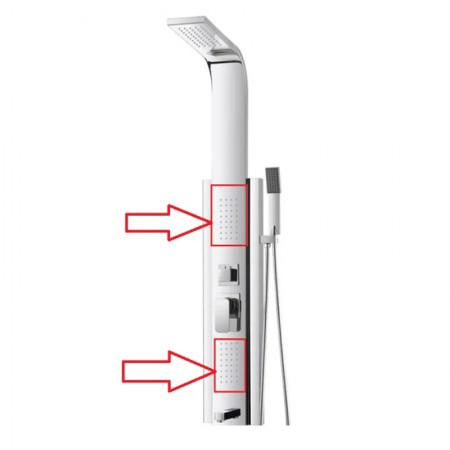 4350119 INTERA Панель з форсунками верхня та нижня (1 компл - 2 шт) (1 сорт) Primera