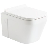 3020120 UP Підвісний безобідковий унітаз+кришка quick-fix, soft-close (1 сорт) Devit фото 2