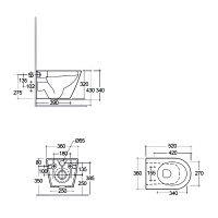 RSTSC3901504 + RST23504A FEELING Унітаз підвісний з кришкою Duroplast, SLIM, Soft Close, Quick Relea RAK Ceramics фото 3