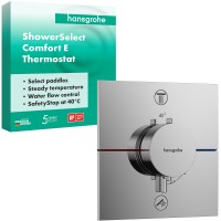 15572000 HG ShowerSelect Comfort E Зовнішня частина термостата на 2 споживачі, хром (1 сорт) HANSGROHE фото 3