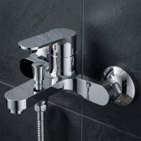 11230010 FRAME Змішувач для ванни, хром (1 сорт) Primera фото 2