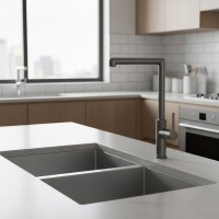 5050050B DO IT Змішувач для кухні, колір brushed gun metal (1 сорт) Devit фото 2