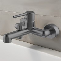 5050030B DO IT Змішувач для ванни та душу, колір brushed gun metal (1 сорт) Devit фото 2