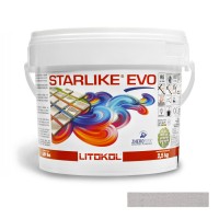 Клей-зат STARLIKE EVO 110/2.5кг Сірий перламутр (1 сорт) Litokol