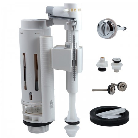 3010162 Зливний та наборний механізм д/компакту UNIVERSAL (1 сорт) Devit