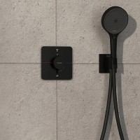 15583670 HG ShowerSelect Comfort Q Зовнішня частина термостата на 2 споживачі, чорний матовий (1 сор HANSGROHE фото 2
