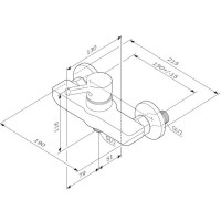 F85B20000 X-Joy S, змішувач для душу, хром, шт (1 сорт) AM.PM фото 5