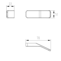 4030110 DO IT Гачок, колір brushed gun metal (1 сорт) Devit фото 1