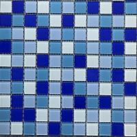 K-MOS CBHP019 DARK BLUE MIX GLASS (1 сорт) MOZAICO DE LUX