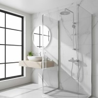 47566134 SHOW Набір змішувачів (Змішувач для раковини, змішувач для душу, штанга, шланг, ручний душ) Devit фото 2