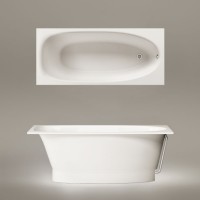 VAUNOGR/00+PAUNOGRM/00 Uno Grande ванна 170х75 з малою панеллю, білий глянець (1 сорт) PAA фото 2