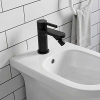 84116110B LAGUNA Змішувач д/біде, чорний матовий (1 сорт) Devit фото 1