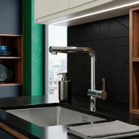 100847 SNAPE Змішувач д/кухні витяжний (1 сорт) Devit фото 3