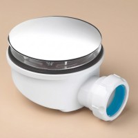 DEVB12279I Сифон для душових піддонів 90, хром (1 сорт) Devit фото 2