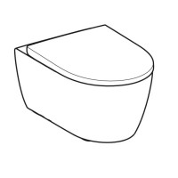 501.663.JT.1 iCon  Комплект підвісного унітаза, закрита форма, Rimfree, з сидінням із кришкою, Softc Geberit фото 1