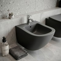 FLBS(BA) Fluid Біде підвісне, колір Basalto (1 сорт) CIELO