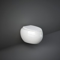 CLOWC1446AWHA CLOUD Унітаз підвісний, безобідковий, білий глянець (1 сорт) RAK Ceramics