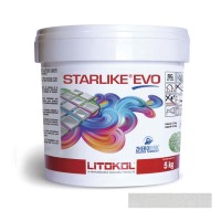 Клей-зат STARLIKE EVO 105/5кг Титановий (1 сорт) Litokol