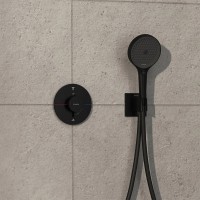 15554670 HG ShowerSelect Comfort S Зовнішня частина термостата на 2 споживачі, чорний матовий (1 сор HANSGROHE фото 2