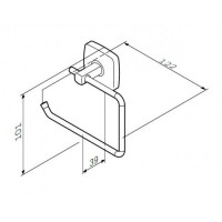 A9034100 Gem, Тримач для туалетного паперу (1 сорт) AM.PM фото 1