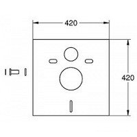 37131000 Grohe Звукоізолююча прокладка (1 сорт) Grohe фото 1