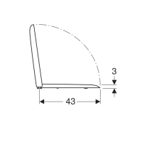 571910000  iCon Square Сидіння з кришкою для унітаза, дюропластове, металеві петлі, із Soft-close, к Geberit фото 4