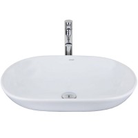 1510136 OVALE Раковина на стільницю без донного клапану 585x380x180 (1 сорт) Devit фото 2