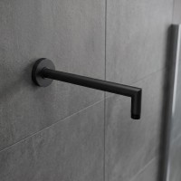 H70000H00073003 Кронштейн для душу, 90°, 350 мм., чорний матовий (1 сорт) Bossini фото 2