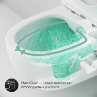 C531700WH Bliss L підвісний унітаз FlashClean , білий (1 сорт) AM.PM фото 4