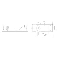 W72A-170-070W-R2 каркас для ванни spirit 170х70 (1 сорт) AM.PM фото 2