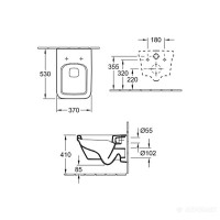 5685HR01 OMNIA ARCHITECTURA Унітаз підвісний DirectFlush + 9M58S101 Кришка (1 сорт) VILLEROY  BOCH