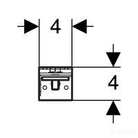 111.839.00.1 Duofix Кріплення до стіни (1 сорт) Geberit фото 1
