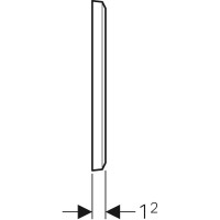 116.425.11.1 Захисна кришка для прихованого функціонального блоку змішувачів для умивальників, колір Geberit фото 3