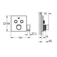 UA3450600A Grohtherm SmartControl душова система (5пак) (1 сорт) Grohe фото 1