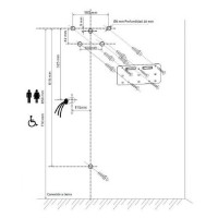 GW01 18 04 01 BLADEFLOW 2 Сушарка для рук, хром матовий (1 сорт) GENWEC