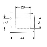 500.833.01.1 Xeno2 Сидіння з кришкою для унітазу, дюропластове, soft-close, швидкоз'ємні кріплення q Geberit фото 2