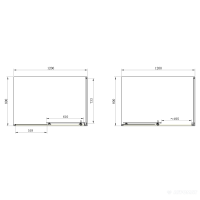 SHRC55126 FRAME Душова кабіна, розсувна - 120*80 реверсивна- хром/прозоре скло (1 сорт) Primera фото 1