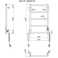 2.3.0700.10.Р Рушникосушка ел. Класік F НР-I 650х430/75 TR K (1 сорт) Mario фото 4