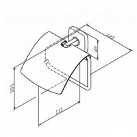 A90341400 Gem, Тримач для туалетного паперу з кришкою (1 сорт) AM.PM фото 1
