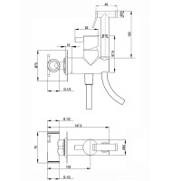 CV50795640 ART гігієнічний душ,чорний матовий (1 сорт) Devit фото 1