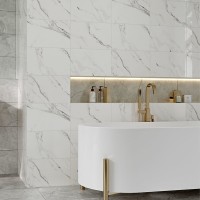 ARCTIC STONE WHITE GLOSSY** (1 сорт) CERSANIT entry фото 6