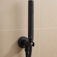 C12002C00073004 ZEN Душовий комплект зі шлангом 1500мм, чорниий мат (1 сорт) Bossini фото 2