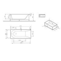 W72A-180-080W-R2 Каркас для ванни Spirit 180х80 (1 сорт) AM.PM фото 2