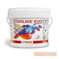 Клей-зат STARLIKE EVO  205/2.5кг Травертін (1 сорт) Litokol