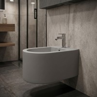 AS218 ASTRA  біде підвісне, cenere (1 сорт) FLAMINIA