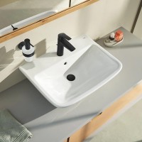 233222433 Eurosmart Одноважільний змішувач для раковини M-Size з донним клапаном, чорний матовий (1  Grohe фото 4