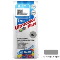 Зат Ultracolor PLUS 112/2кг середньо-сірий (1 сорт) Mapei