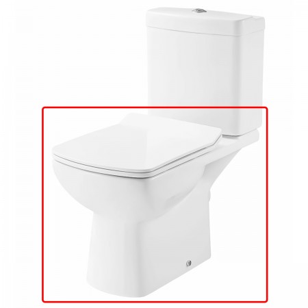 3111123 COMFORT Унітаз без кришки та бачка до компакту 3110123 (1 сорт) Devit